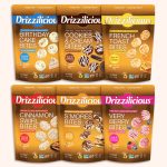 Drizzilicious 6 Flavor Variety [Birthday, S'mores, French Toast, Very Berry, Cinnamon, Cookies & Cream] 4oz